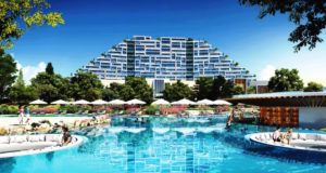 Βίντεο με εναέρια πλάνα του City of Dreams Mediterranean