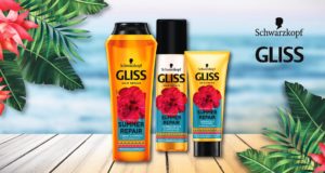 Καλοκαιρινή σειρά περιποίησης μαλλιών: Gliss Summer Repair