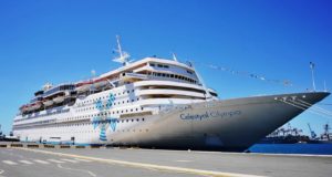 Πρώτη προσέγγιση του Celestyal Olympia στο λιμάνι της Λεμεσού για τo καλοκαίρι