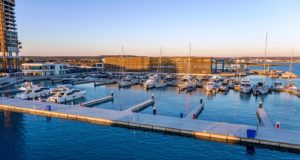 Συνεχίζονται απρόσκοπτα οι κατασκευαστικές εργασίες στη Μαρίνα Αγίας Νάπας