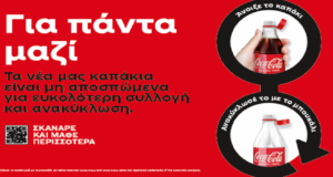 Μη αποσπώμενα πλέον τα νέα καπάκια της Coca – Cola