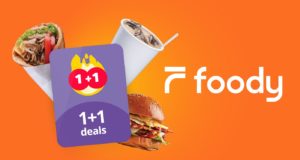 1+1 hot deals από το Foody