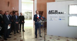 Καθόλου τυχαία η επιλογή της Λευκωσίας για την φιλοξενία της έκθεσης «Art in Democracy»