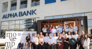 Η Alpha Bank Κύπρου στηρίζει ενεργά την εκστρατεία Movember