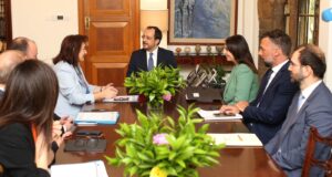 Ο Πρόεδρος της Δημοκρατίας δέχθηκε την Ευρωπαία Επίτροπο για τη Μεσόγειο