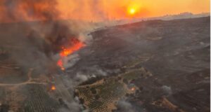 Βίντεο που κόβει την ανάσα – Η εξάπλωση και κατάσβεση της φωτιάς από drone