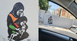 Κύπριος καλλιτέχνης για συνθήματα: «Το μίσος δεν γεννιέται στους τοίχους»