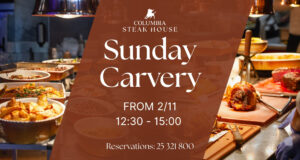 Το φημισμένο Sunday Carvery Lunch επιστρέφει στο Columbia Steak House