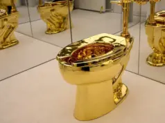 H χρυσή τουαλέτα του Maurizio Cattelan πουλήθηκε για $12,1 εκ. με μία προσφορά – Η μπανάνα ήταν μόνο η αρχή