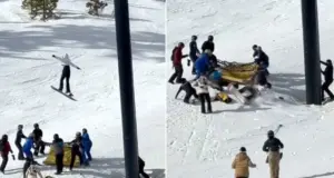 Βίντεο σοκ από χιονοδρομικό: 12χρονη κρέμεται από τελεφερίκ και πέφτει στο χιόνι