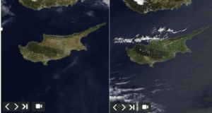 H Κύπρος από δορυφόρο της NASA – O Μάρτιος του 2026 “κλέβει” την παράσταση