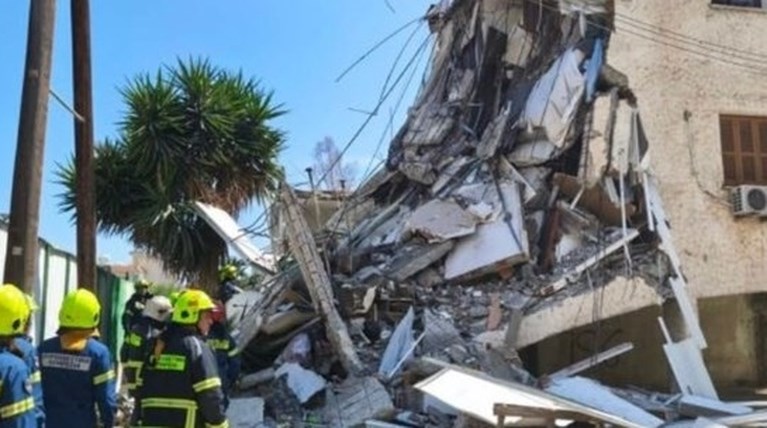 Καταρρευση κτιριου λεμεσος