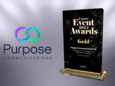 Χρυσή διάκριση για την Purpose Communications στα Cyprus Event Awards
