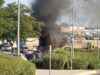 Δύο τραυματίες μετά από τροχαίο, κάηκαν ολοσχερώς τα οχήματα – ΒΙΝΤΕΟ